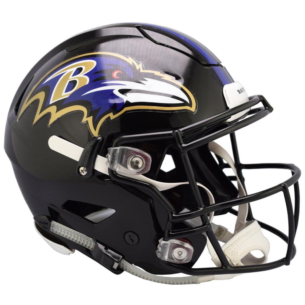 Baltimore Ravens Helmet Riddell Authentic Full Size Speedflex Style - Special Order