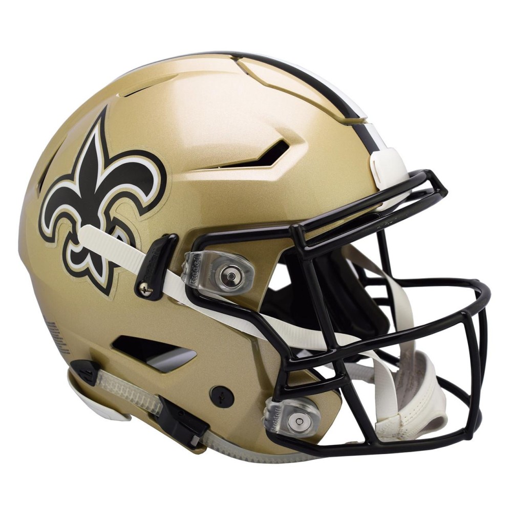 New Orleans Saints Helmet Riddell Authentic Full Size Speedflex Style - Special Order