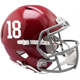 Alabama Crimson Tide Helmet Riddell Authentic Full Size Speed Style #18