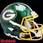 Green Bay Packers Helmet Riddell Authentic Full Size Speed Style Flash Alternate