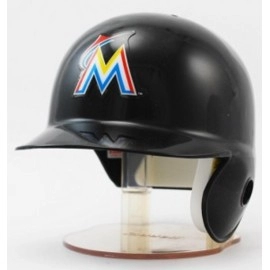 Miami Marlins Helmet Riddell Replica Mini Batting Style Co