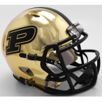 Purdue Boilermakers Helmet Riddell Replica Mini Speed Style Chrome Alternate