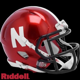 Nebraska Cornhuskers Helmet Riddell Replica Mini Speed Style Flash Alternate