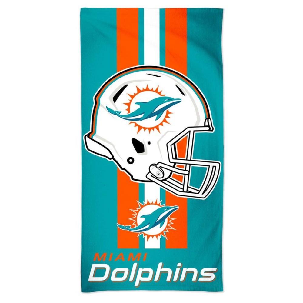 Miami Dolphins Towel 30X60 Beach Style