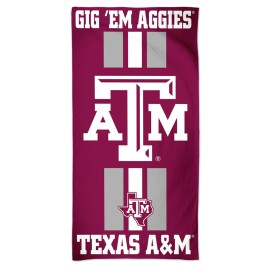 Texas A&M Aggies Towel 30X60 Beach Style