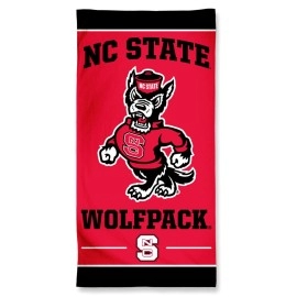 North Carolina State Wolfpack Towel 30X60 Beach Style