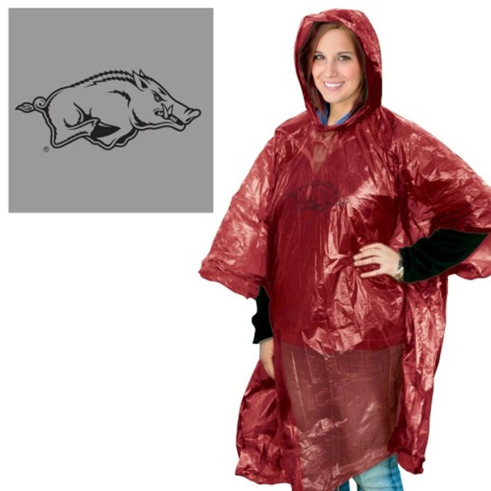 Arkansas Razorbacks Rain Poncho