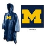 Michigan Wolverines Rain Poncho