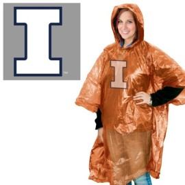 Illinois Fighting Illini Rain Poncho Special Order