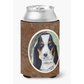 Caroline'S Treasures 7002Cc Basset Hound On The Branch Can Or Bottle Hugger, Multicolor