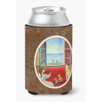 Caroline'S Treasures 7126Cc Italian Greyhounds And Violinist Can Or Bottle Hugger, Multicolor