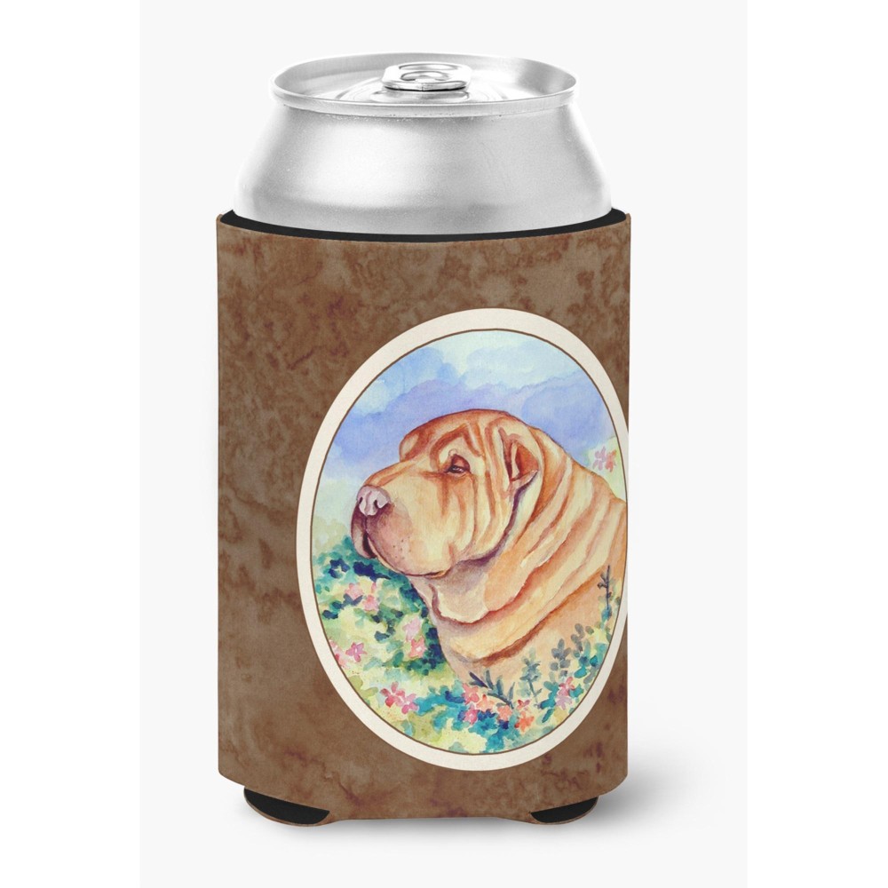 Caroline'S Treasures 7271Cc Shar Pei Can Or Bottle Hugger, Multicolor