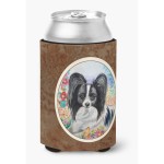 Caroline'S Treasures 7273Cc Papillon Can Or Bottle Hugger, Multicolor