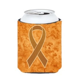 Orange Ribbon For Leukemia Awareness Can Or Bottle Hugger An1204Cc