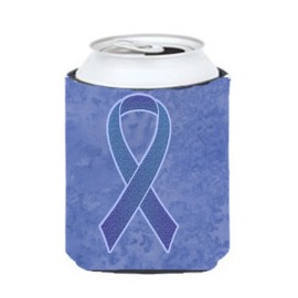 Periwinkle Blue Ribbon For Esophageal And Stomach Cancer Awareness Can Or Bottle Hugger An1208Cc