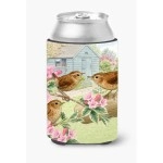 Caroline'S Treasures Asad183Acc Wrens By Sarah Adams Can Or Bottle Hugger, Multicolor