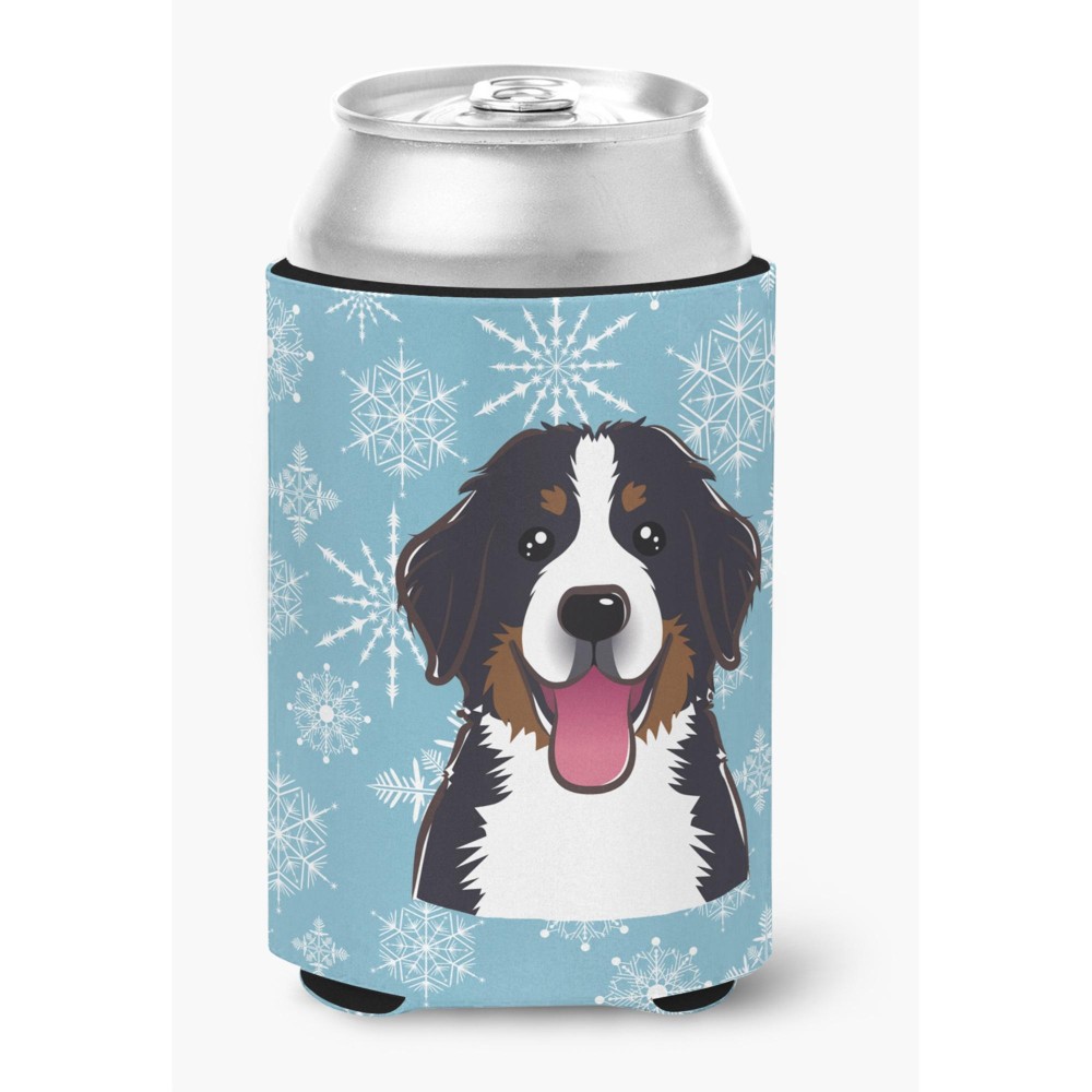 Caroline'S Treasures Snowflake Bernese Mountain Dog Can/Bottle Hugger, Multicolor