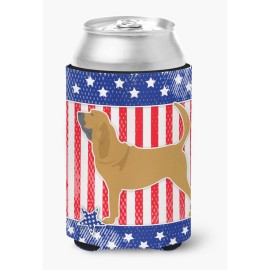 Caroline'S Treasures Usa Patriotic Bloodhound Can Or Bottle Hugger Bb3284Cc, Can Hugger, Multicolor