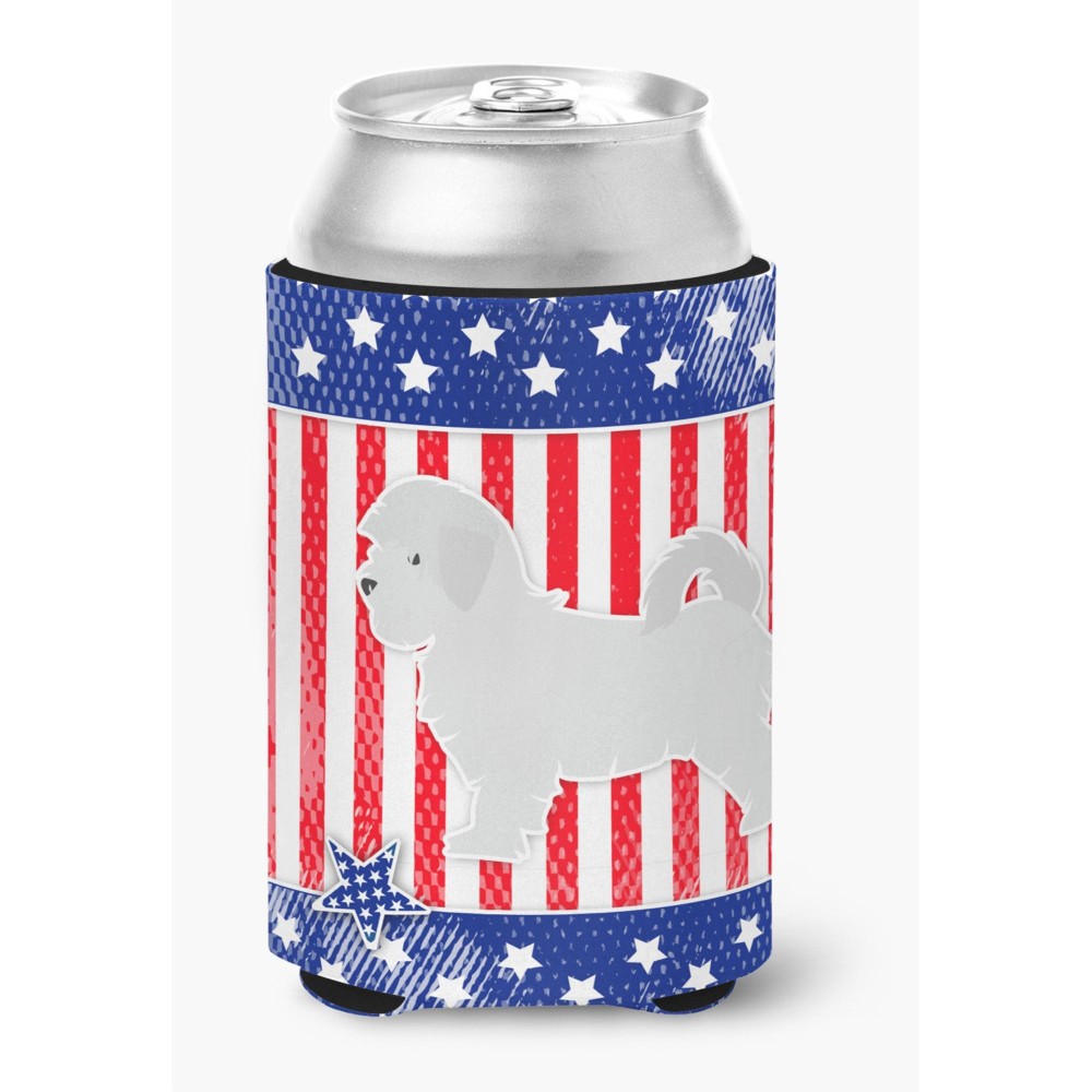 Caroline'S Treasures Usa Patriotic Maltese Can Or Bottle Hugger Bb3336Cc, Can Hugger, Multicolor