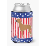 Caroline'S Treasures Usa Patriotic Boxer Can Or Bottle Hugger Bb3353Cc, Can Hugger, Multicolor