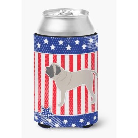 Caroline'S Treasures Usa Patriotic English Mastiff Can Or Bottle Hugger Bb3356Cc, Can Hugger, Multicolor