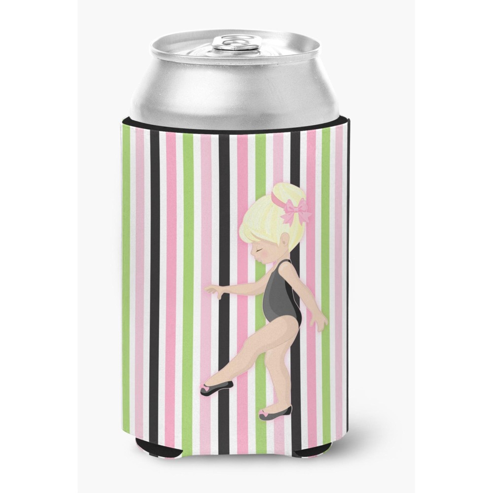 Caroline'S Treasures Ballerina Blonde Pt. Can Or Bottle Hugger, Can Hugger, Multicolor