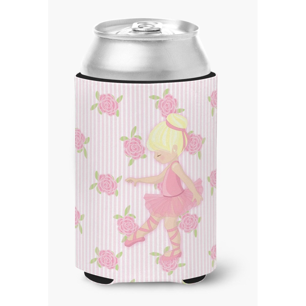 Caroline'S Treasures Ballerina Blonde Pt. Can Or Bottle Hugger, Can Hugger, Multicolor