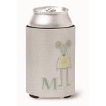 Caroline'S Treasures Alphabet M For Mouse Can Or Bottle Hugger, Can Hugger, Multicolor