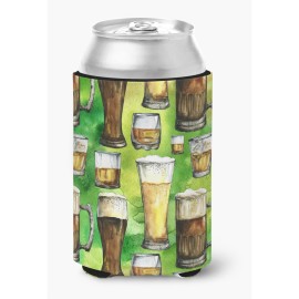 Caroline'S Treasures Irish Beers Can Or Bottle Hugger, Can Hugger, Multicolor