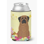 Caroline'S Treasures Easter Eggs Mastiff Brindle Can Or Bottle Hugger, Can Hugger, Multicolor