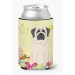 Caroline'S Treasures Easter Eggs Mastiff White Can Or Bottle Hugger, Can Hugger, Multicolor