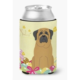 Caroline'S Treasures Easter Eggs Mastiff Can Or Bottle Hugger, Can Hugger, Multicolor