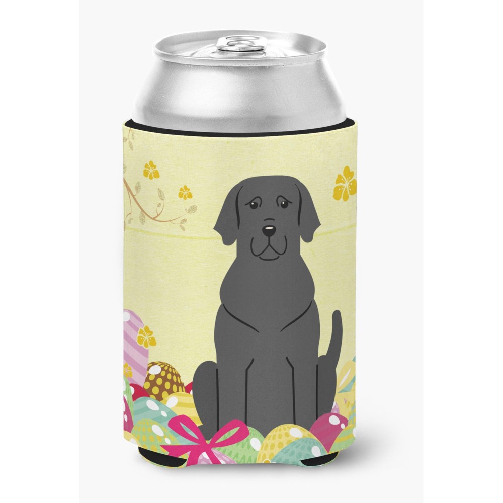 Caroline'S Treasures Easter Eggs Black Labrador Can Or Bottle Hugger, Can Hugger, Multicolor