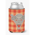 Caroline'S Treasures Ram With A Heart Can Or Bottle Hugger, Can Hugger, Multicolor