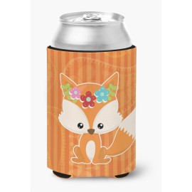 Caroline'S Treasures Fox Can Or Bottle Hugger, Multicolor