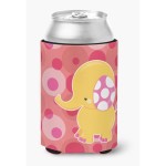 Caroline'S Treasures Girl Elephant Can Or Bottle Hugger, Can Hugger, Multicolor