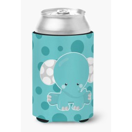 Caroline'S Treasures Polkadot Elephant Can Or Bottle Hugger, Can Hugger, Multicolor