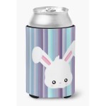 Caroline'S Treasures Rabbit Face Can Or Bottle Hugger, Can Hugger, Multicolor