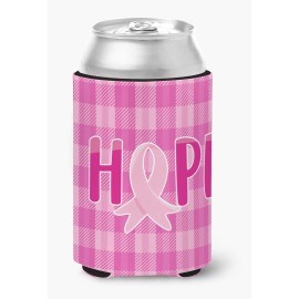 Caroline'S Treasures Breast Cancer Awareness Ribbon Hope Can Or Bottle Hugger, Can Hugger, Multicolor