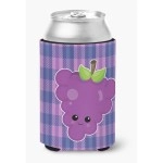 Caroline'S Treasures Grape Face Can Or Bottle Hugger, Can Hugger, Multicolor