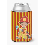 Caroline'S Treasures Bb6995Cc Fireman Boy Can Or Bottle Hugger, Can Hugger, Multicolor