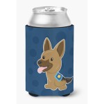 Caroline'S Treasures Police German Shepherd Can Or Bottle Hugger, Can Hugger, Multicolor