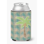 Caroline'S Treasures Palm Tree Can Or Bottle Hugger, Multicolor