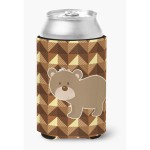 Caroline'S Treasures Bear Can Or Bottle Hugger, Can Hugger, Multicolor