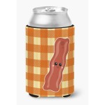 Caroline'S Treasures Bacon Face Can Or Bottle Hugger, Can Hugger, Multicolor