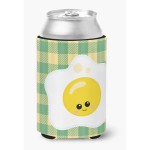 Caroline'S Treasures Fried Egg Face Can Or Bottle Hugger, Can Hugger, Multicolor