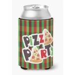 Caroline'S Treasures Pizza Party Can Or Bottle Hugger, Can Hugger, Multicolor