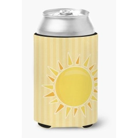 Caroline'S Treasures Sunshine Sun On Stripes Can Or Bottle Hugger, Can Hugger, Multicolor