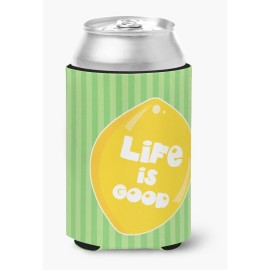 Caroline'S Treasures Lemon Life Is Good Can Or Bottle Hugger, Can Hugger, Multicolor