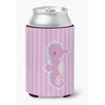 Caroline'S Treasures Seahorse Can Or Bottle Hugger, Multicolor